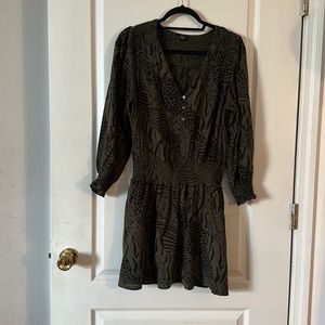 Rails long sleeve dress